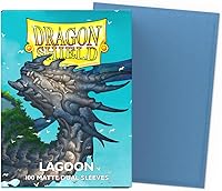 Vista 2 de Dragon Shield Fundas para cartas de tamaño estándar dual mate 100 unidades - Fundas TCG premium suaves y resistentes - Compatibles con Pokémon