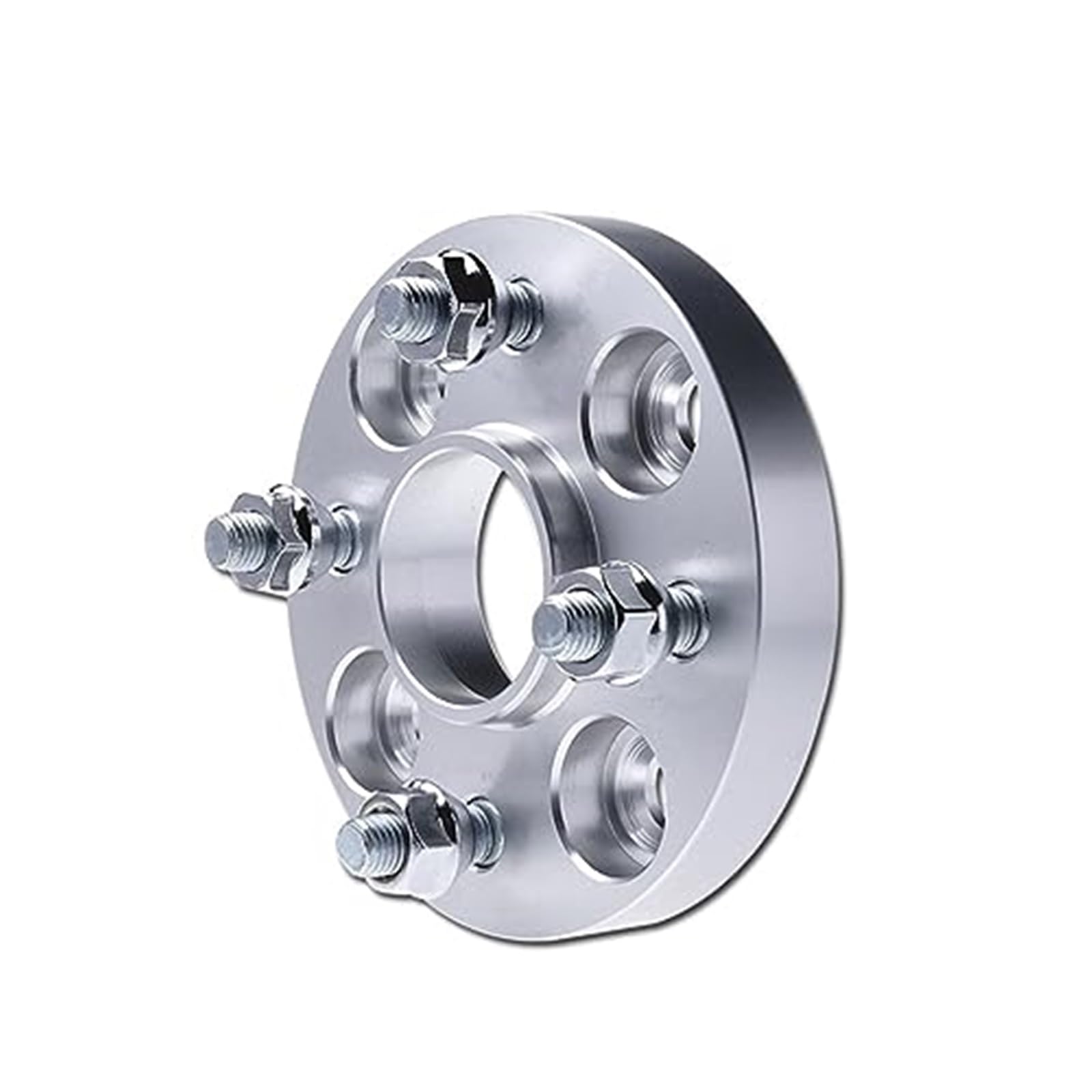 Guarnizione ruota auto 2 pezzi (1 coppia), for MINI, adattatore distanziale ruota PCD 4x100 CB 56,1 mm, distanziali ruota in lega di alluminio forgiato Distanziale mozzo auto(Silver)