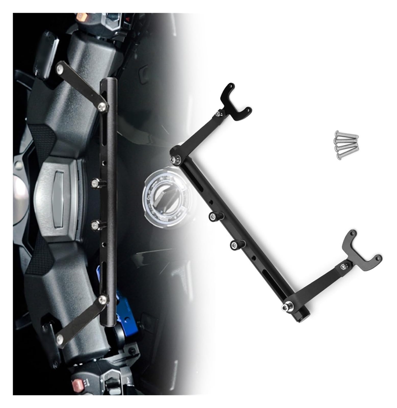 Support de Navigation pour B&M&W C650GT C650 Extension Support Guidon Navigation GPS Multifonction Moto(1)