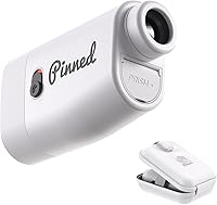 Vista 10 de Pinned Prism Slope Golf Rangefinder - Golf Distance Rangefinder with Slope - USB Rechargeable, Pinned Locked Vibration Laser Range Finder - Range