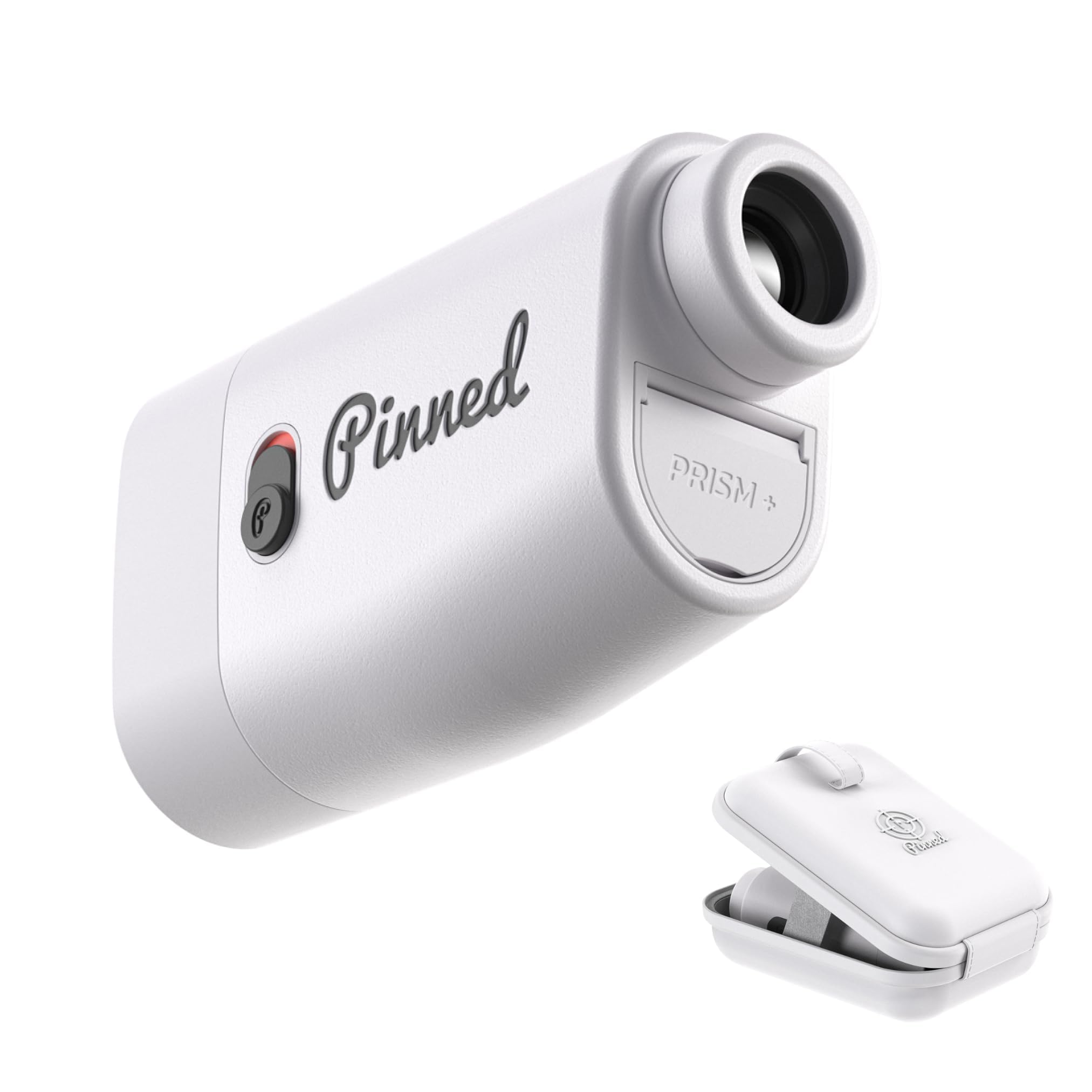 Pinned Prism Slope Golf Rangefinder - Golf Distance Rangefinder with Slope - USB Rechargeable, Pinned Locked Vibration Laser Range Finder - Range