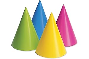 "Green Fiesta" Neon Party Hats