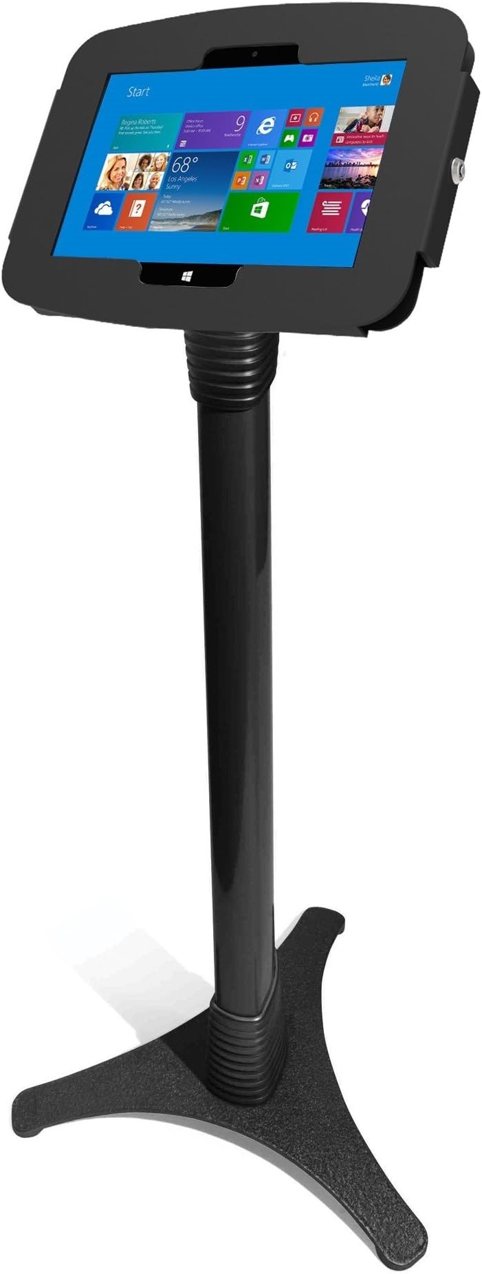 Maclocks 147B530GEB Space Enclosure Kiosk with Adjustable Stand for Surface Pro 3 39-45 Inches (Black)
