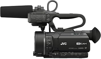 JVC GY-LS300CHU Ultra 4K HD 4KCAM Super 35 Pro Camcorder & Top Handle Audio Unit