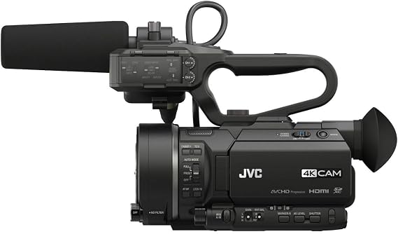 JVC GY-LS300CHU Ultra 4K HD 4KCAM Super 35 Pro Camcorder & Top Handle Audio Unit