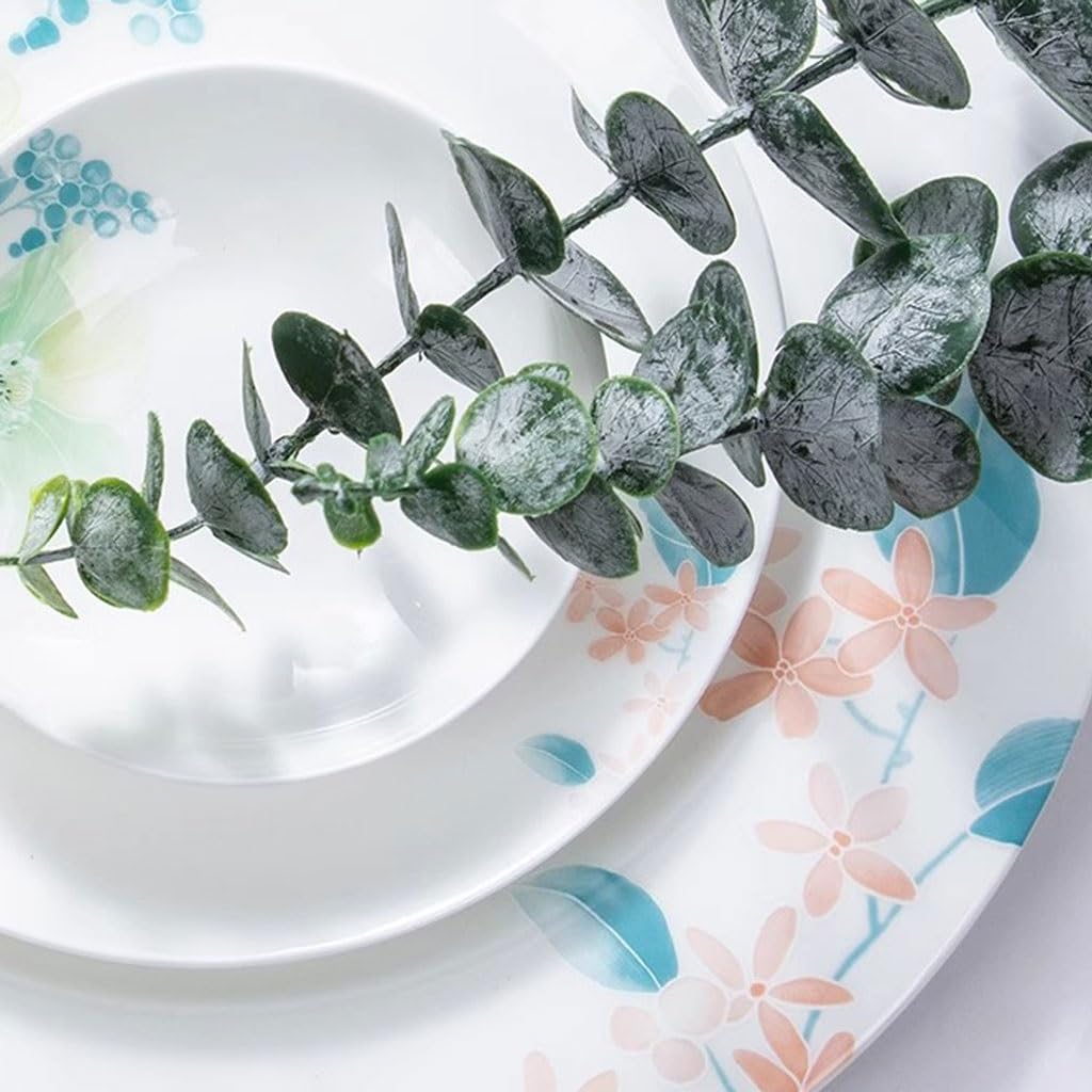 Platos para Comer platear De Cena De Porcelana De Hueso Sencillo Y Fresco, Platos Domésticos, platear De Pescado, platear De Regalo Platos de cerámica para la Cena