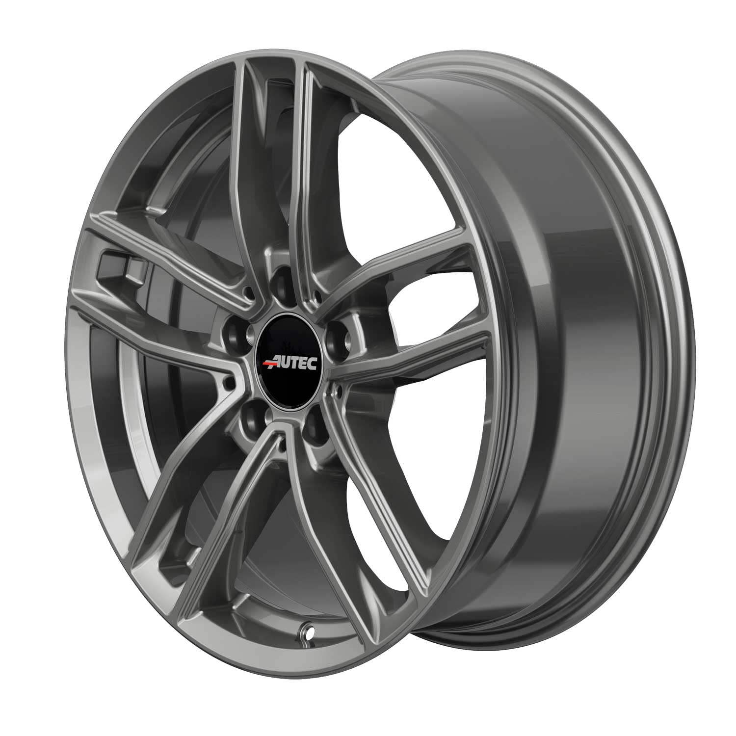 4x jantes en aluminium Autec MERCADOR 7.5x17 ET42 5x112 Titansilber