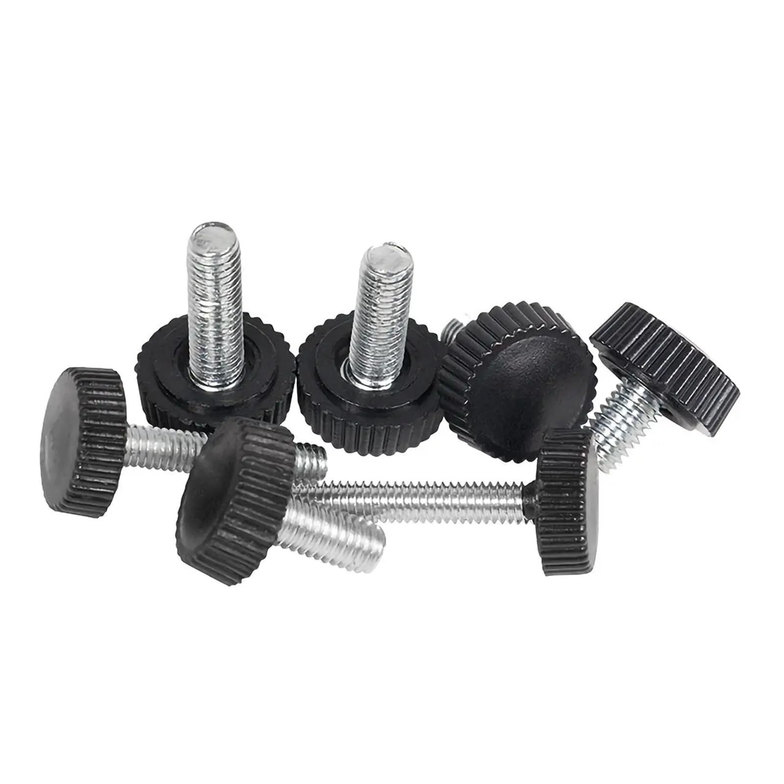 M4 M5 M6 Ronde Kop Handvat Hand Schroef 10 Stuks Ronde Gekartelde Rubber Duim Schroef Plastic Draai Bout Moeren knop Zwart/Wit Plastic (Color : White 10pcs_25MM_M5 M4 M5 M6 Ronde Kop Handvat Hand Schroef 10 Stuks Ronde Gekartelde Rubber Duim Schroef Plastic Draai Bout Moeren knop Zwart/Wit Plastic (Color : White 10pcs_25MM_M5