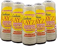 Linhas para crochê Rayza Artesanato Grossa tex 288 - Cor 038 Marfim