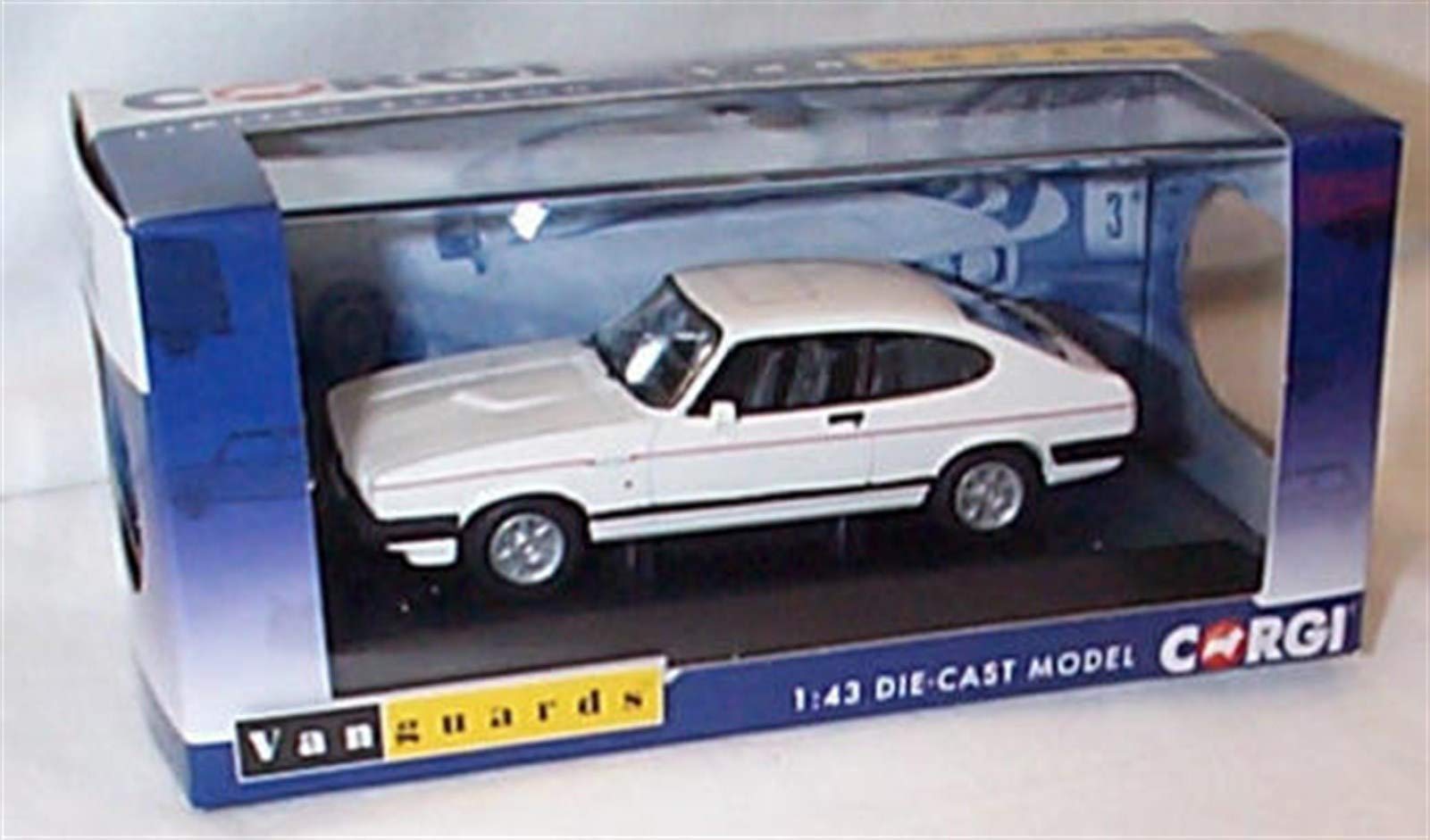 Corgi vanguards Ford Capri Mk3 2.6i Special Diamond White vehicle