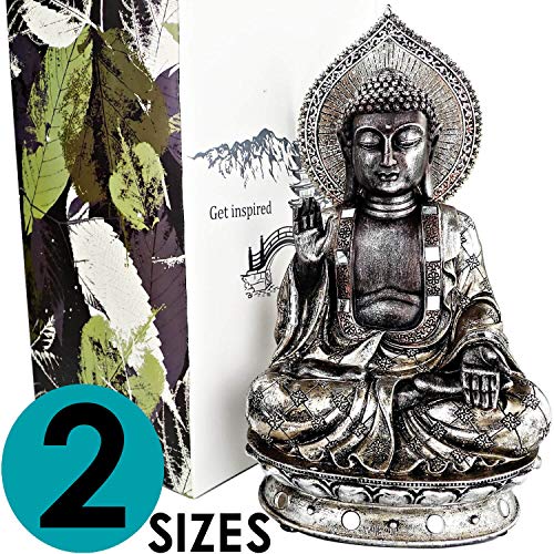25DOL Buddha Statues for Home. 10.6" Buddha Statue (The Enlightened One). Collectibles