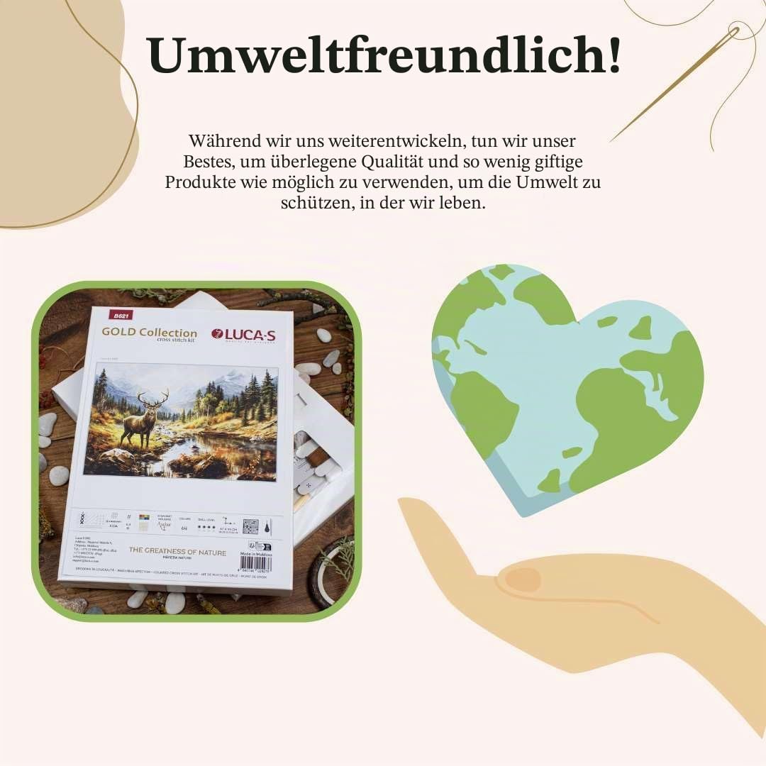 Luca-S Gobelin Stickpackung Das mexikanische Fest, Zählmuster
