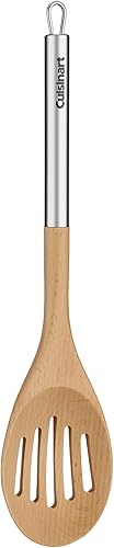 Miniatura 1 de Cuisinart Cuchara ranurada, 0.75 x 3 x 16.375 pulgadas, madera de hayaplata