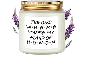 Elegant Matron of Honor Proposal Scented Candle
