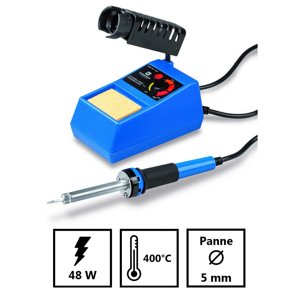 Stacja lutownicza camper 0-48 W - regulowana temperatura 400°C