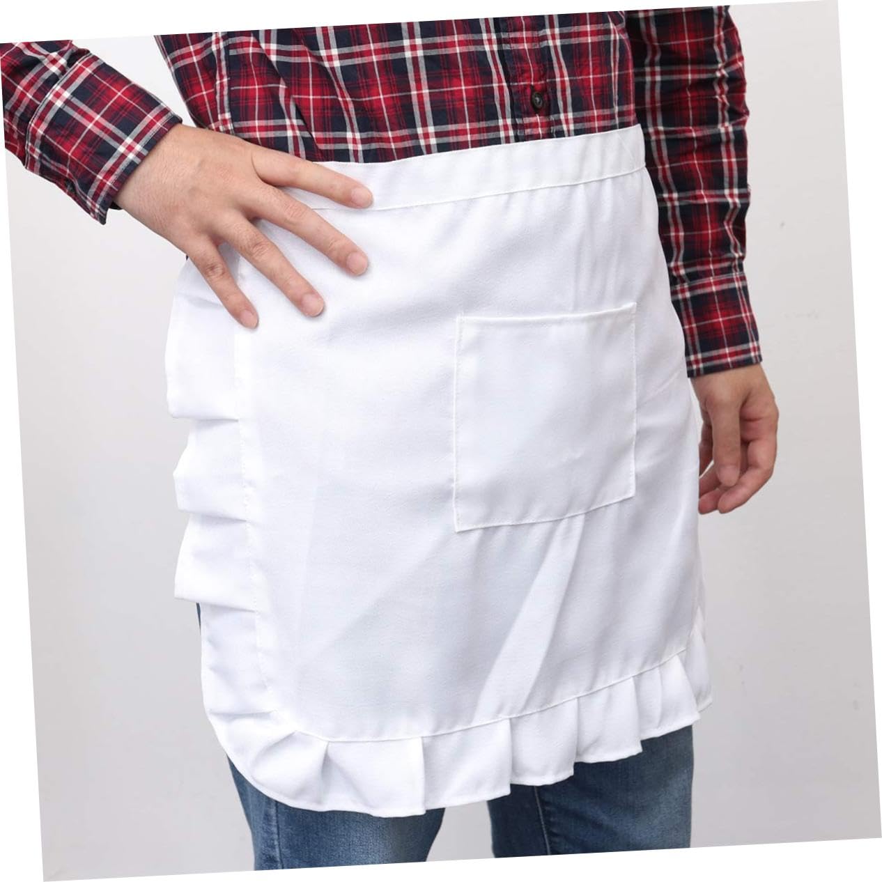 MAGICLULU 4 Delantales De Chef Para Hombres Delantales De Parrilla Para Hombres Disfraces Para es Y Mujeres Vintage Para Mujeres De Cintura Con Bolsillos Traje
