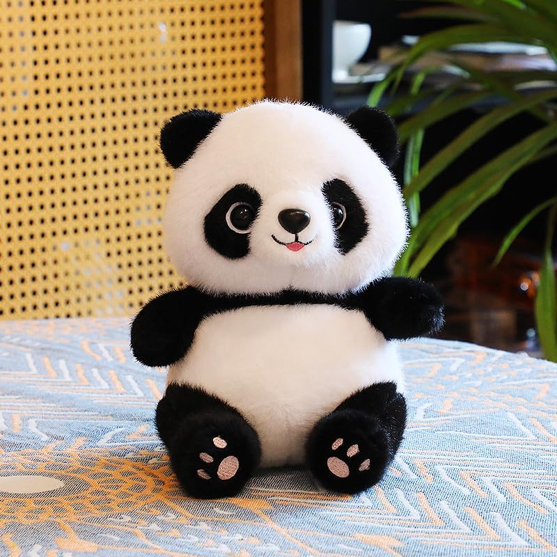 Cute Panda Stuffed Animals, 7.8'' Panda Plush Toy Birthday Christmas Valentine’s Day Gift for Kids Girlfriend (C)