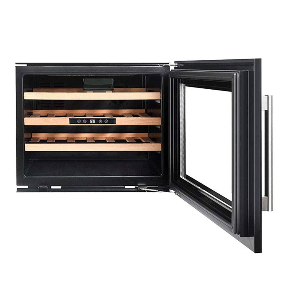 GagalU Wine Refrigerator Wine Cooler, Digital Refrigerator with Constant Temperature Freestanding Smoke Glass Door