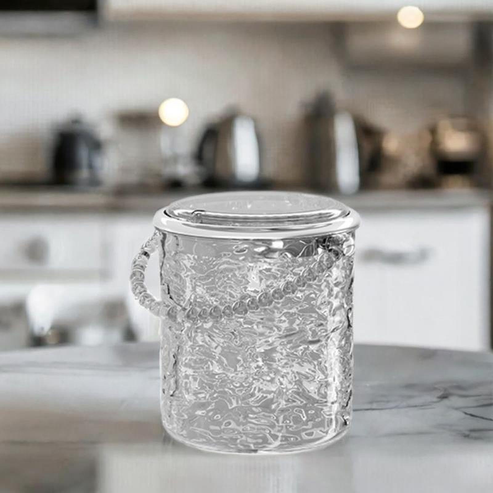 Qianly Small Food Waste Bin, Garbage Bin with Lid, Multipurpose Peel Wastebasket Compost Bin for Cooking Counter Gardening Kitchen, gray