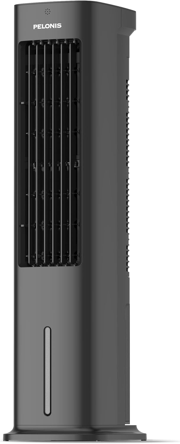 PELONIS 5L Evaporative Air Cooler with Remote, 3-in-1 Portable Cooling Tower: Fan, Humidifier & Auto-Swing, 3-Speed Cooling, 7H Timer, 2 Ice Packs for Home & Office Use PELONIS 5L Evaporative Air Cooler with Remote, 3-in-1 Portable Cooling Tower: Fan, Humidifier & Auto-Swing, 3-Speed Cooling, 7H Timer, 2 Ice Packs for Home & Office Use