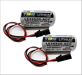 2PC Replacement Battery for Schneider Electric Accutech AP10 DP20 GP10,LS26500-ACC