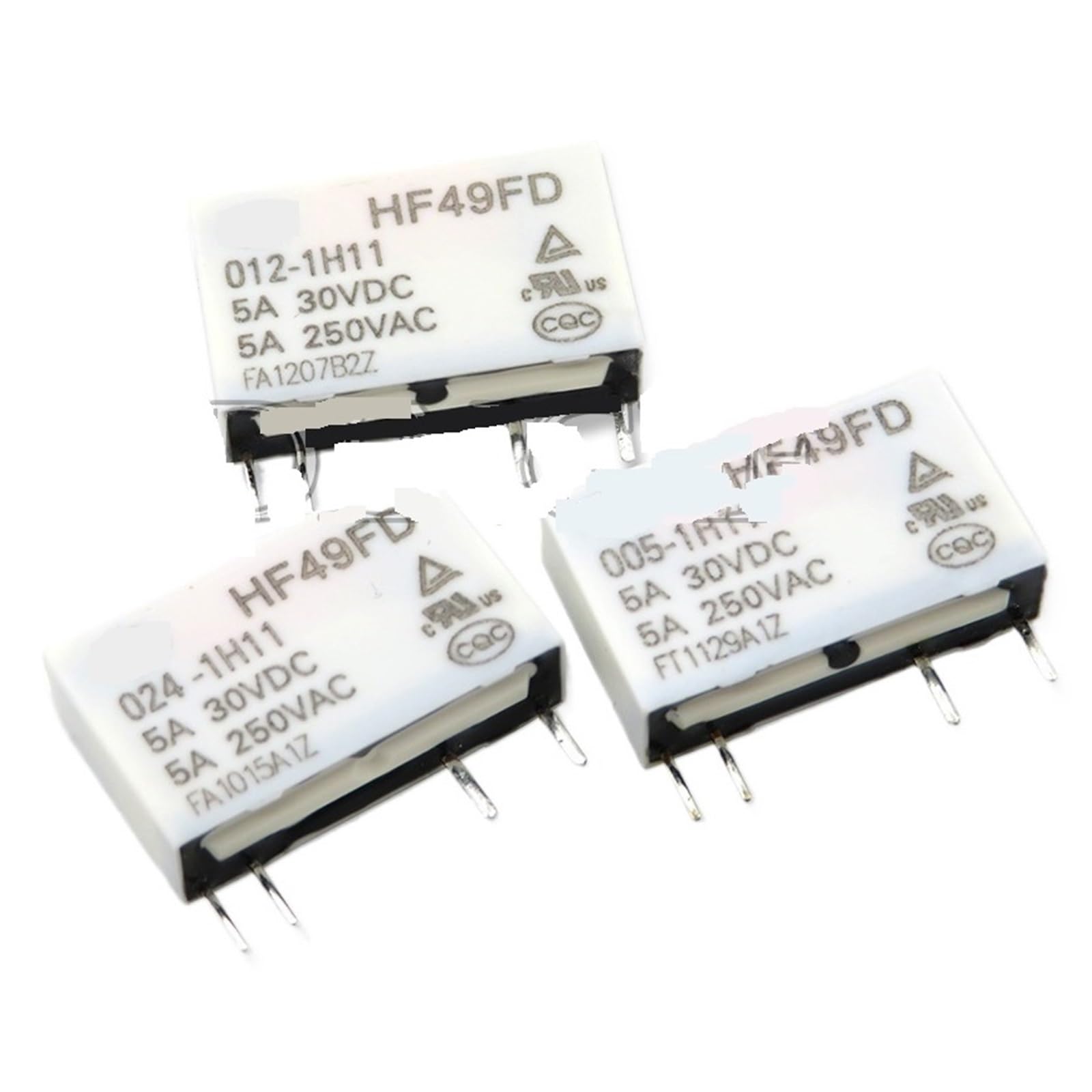 Relais électromécanique HF49FD mini contacteur 4 broches 5A CC pour circuits - 2