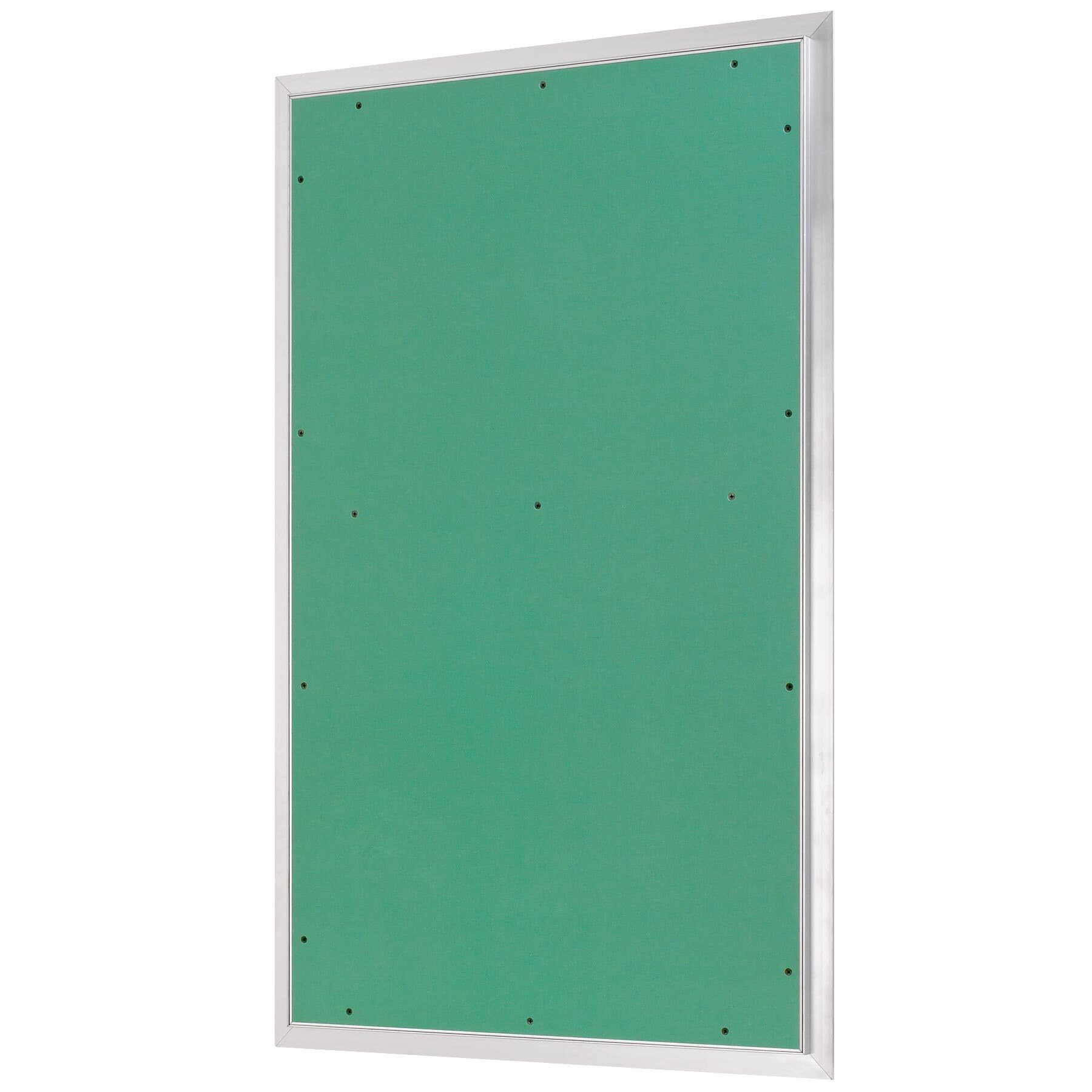 Revisionsklappe Trockenbau 600 x 1000 mm – Revisionstür - Wartungsklappe mit 12,5 mm imprägnierter GK-Einlage und Druckverschluss – aus korrosionsbeständigem Aluminium – befliesbar – MW multi werkzeug