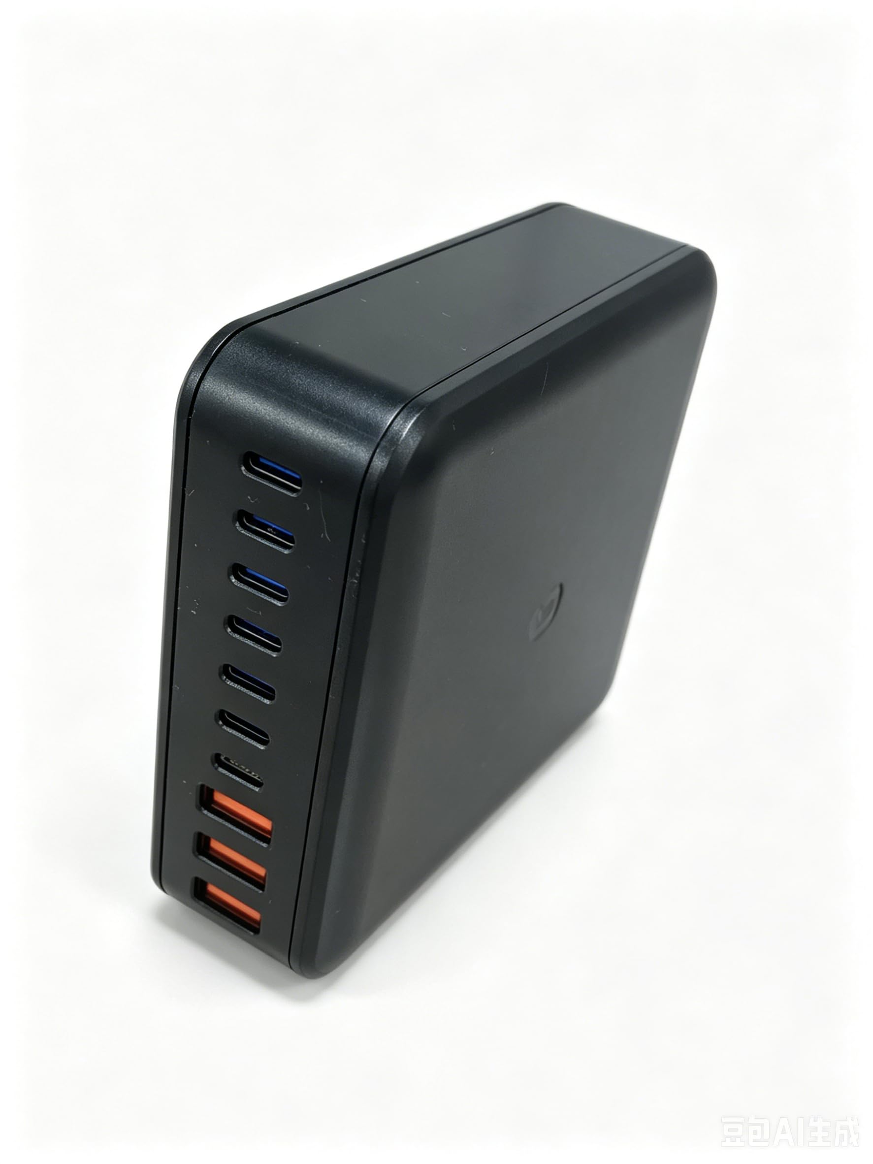 Cargador USB-C, Adaptador de Corriente de 800 W, estación de Carga de sobremesa de 10 Puertos, Compatible con Diversos Dispositivos: Ordenadores portátiles, tabletas, teléfonos móviles, etc.