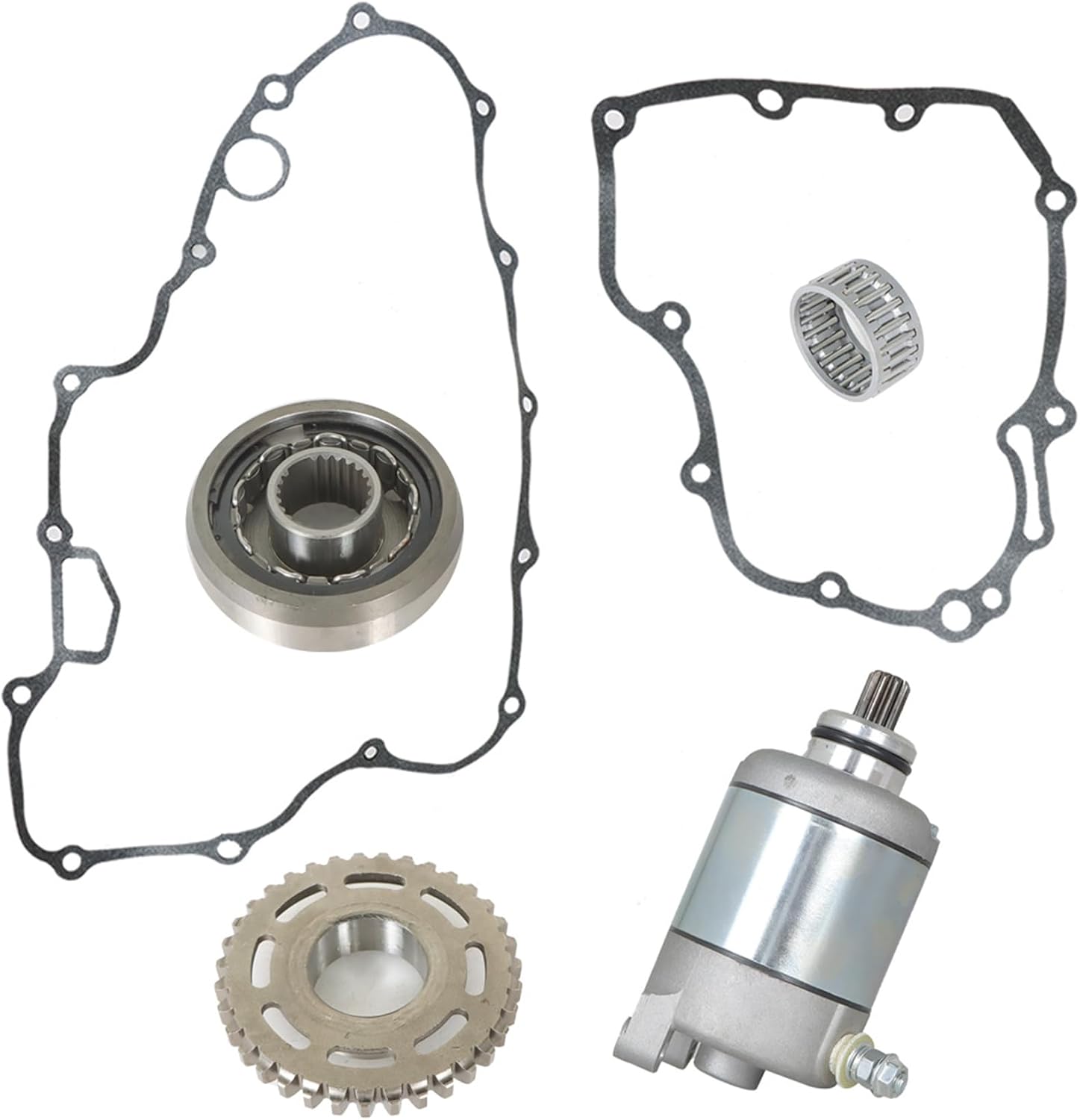 Compatible with Starter and Clutch and Driven Gear Set Replacement for TRX450ER 2006-2014