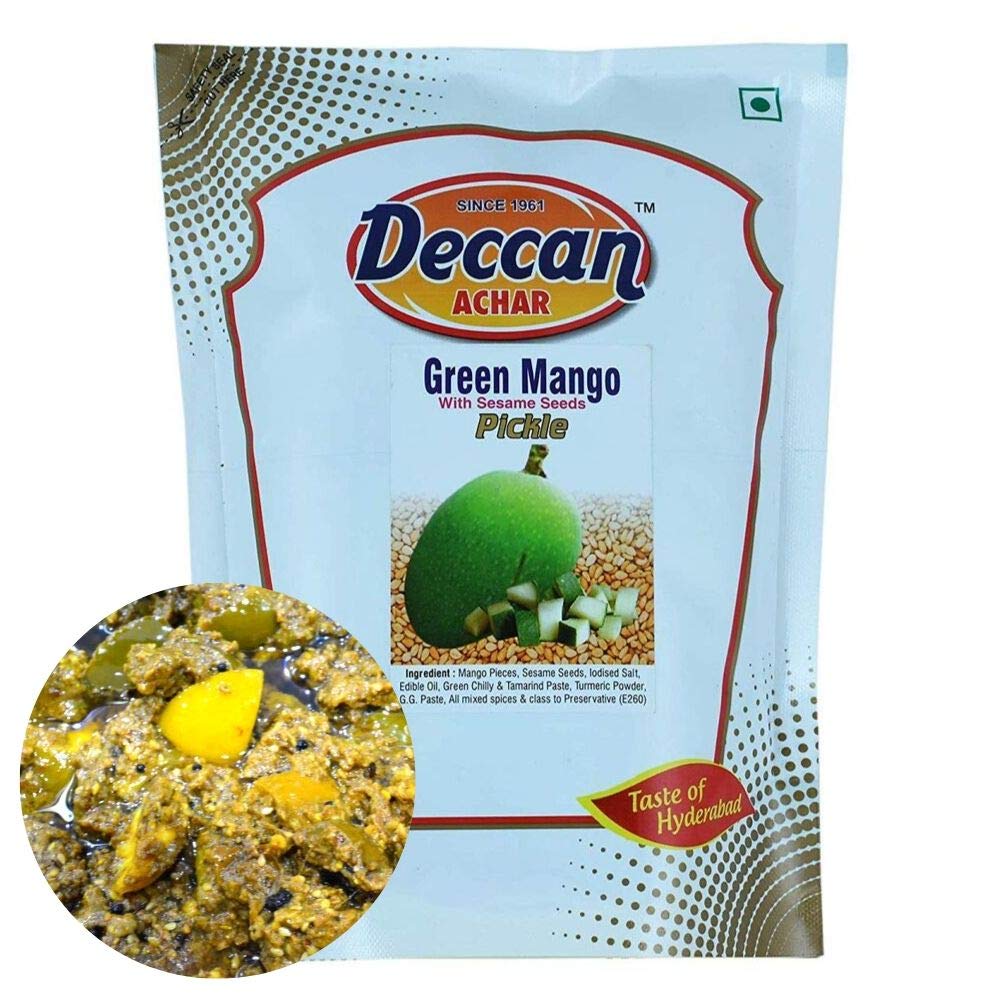 Deccan ACHAR Green Mango Pickle with Sesame Seeds - 250g (B07RC59BM8) Amazon Price History, Amazon Price Tracker