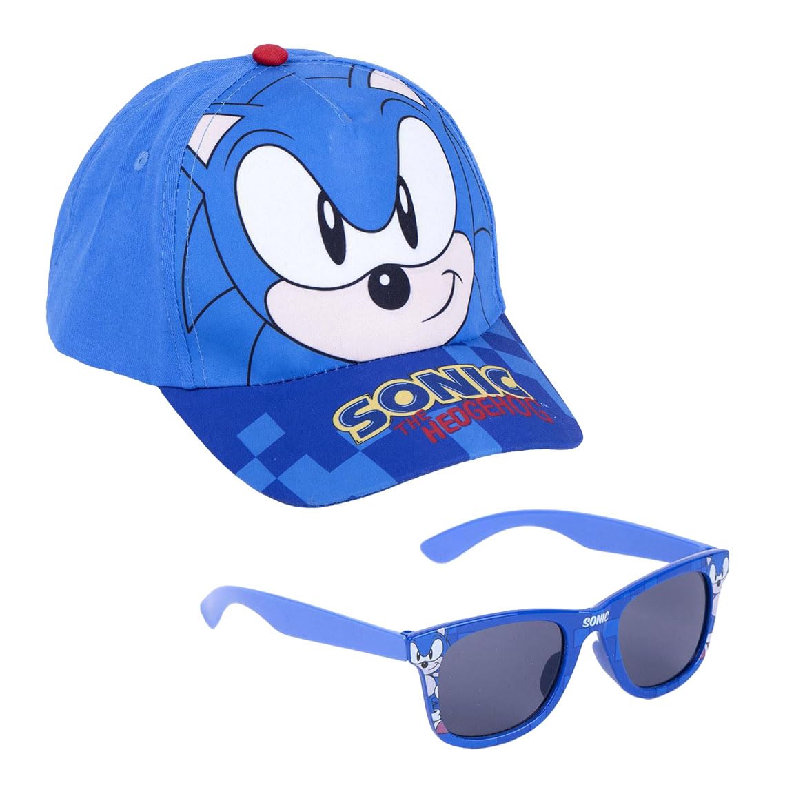 Kids Film & Cartoon Blue Kids Film And Cartoon Cap Sunglasses 2 Piece Sonic Set 2200009880