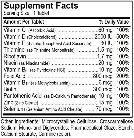 Dialyvite 800/Ultra D Multivitamínico para Diálisis 90 Tabletas miniatura 4