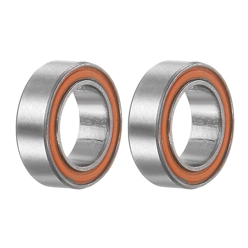 Miniatura 10 de uxcell 10 rodamientos de bolas 626-2RS de ranura profunda de 0.236 x 0.748 x 0.236 in rodamientos sellados de goma para TRX4 110 RC coches,