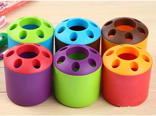 Miniatura 9 de DOITOOL Soportes para cepillos Soporte circular para cepillos de dientes, soporte para pasta de dientes, soporte para pasta de dientes, soporte
