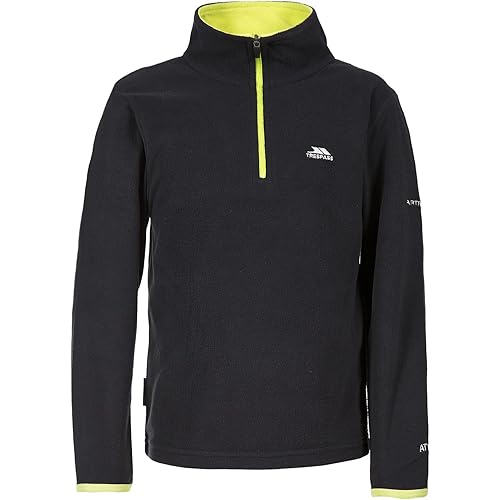 Trespass Etto Boys Half Zip Outdoor Fleece Lightweight Warm Jumper Pullover