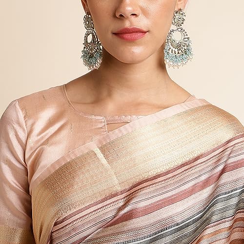 DOI MOI brown banarasi silk saree – image 7