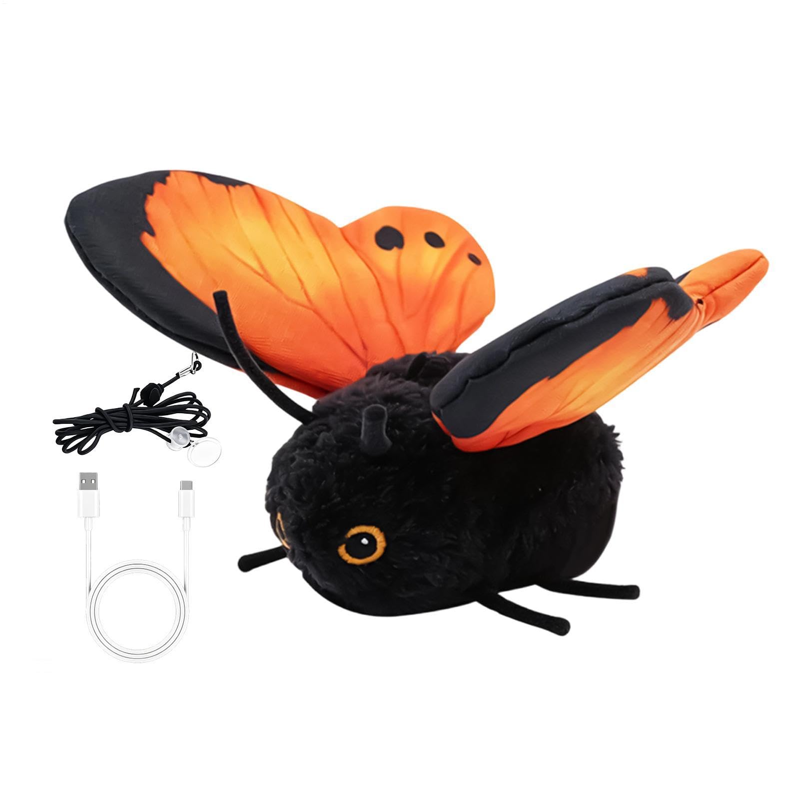 Jouet interactif papillon pour chat exercice physique et mental d'un animal d'intérieur