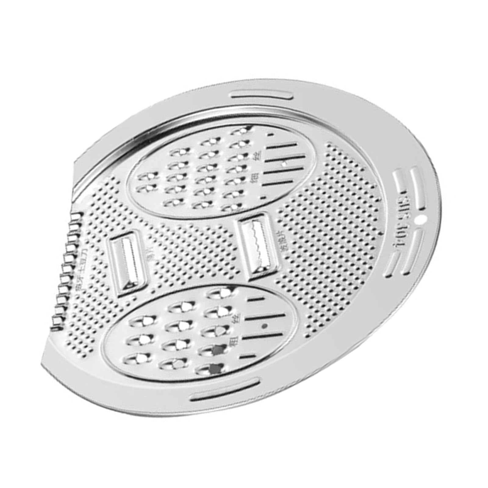 LUCKGONI Steel Rice Washing And Draining Bowl With Side Drainer and Grater Small Colander Bowl For Efficient Kitchen Use