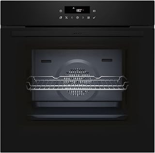 NEFF B2CCJ7AK3, N30, Einbau-Backofen, 60 x 60 cm, LED Touch Control, 3D Heißluft, CircoTherm, Air Fry und Air Fry-Backblech, Automatikprogramme, Pyrolyse und Easy Clean, Kindersicherung, Schwarz