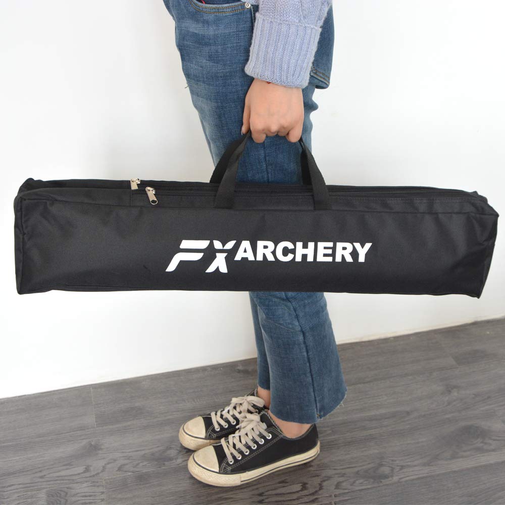 SHARROW Tiro con L'Arco Borsa Arco Ricurvo Custodia per Archi Recurve Sacchetto Sacca da Prua con 3 Tubi Faretra per Frecce Accessori per la Caccia all'aperto