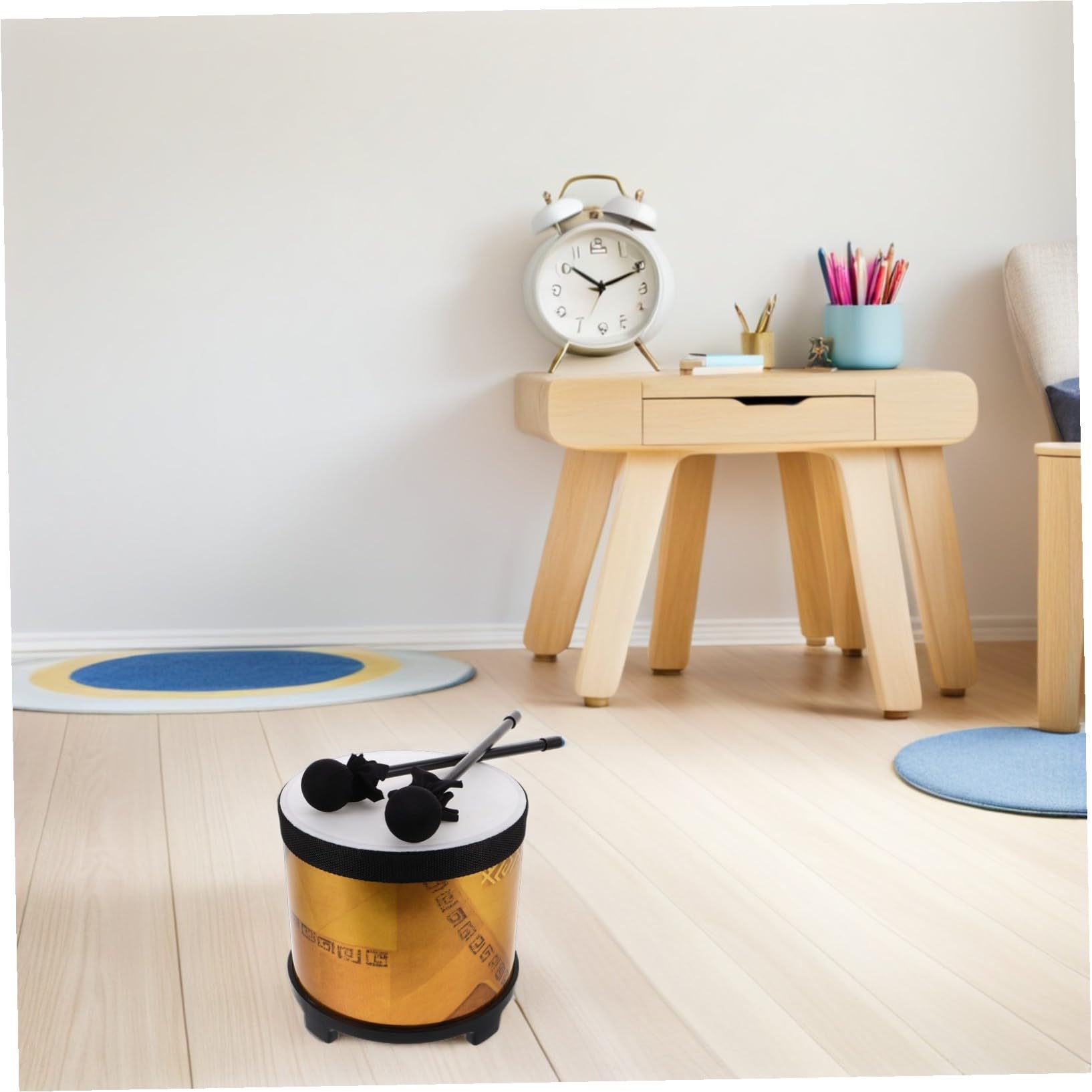 Tambour D’Apprentissage Musical pour Garçon et Filles Dhd8-1, 1 Set