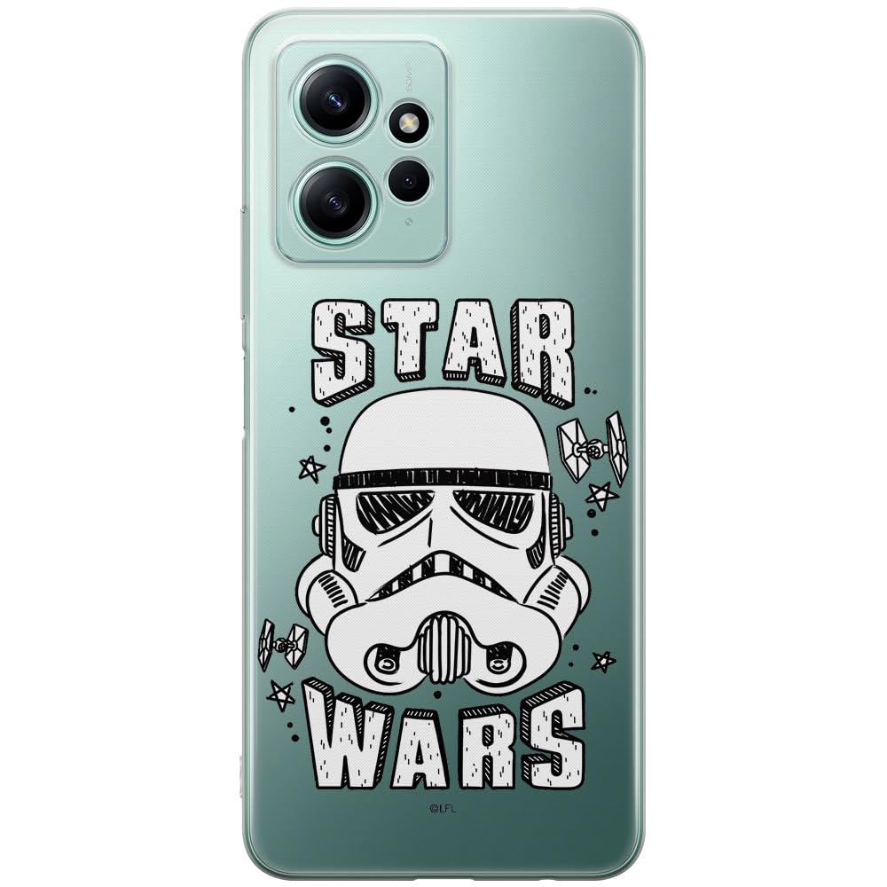Ert Group custodia per cellulare per Xiaomi 12 / 12X originale e con licenza ufficiale Star Wars, modello Stormtrooper 002 adattato in modo ottimale alla forma dello smartphone, custodia in TPU