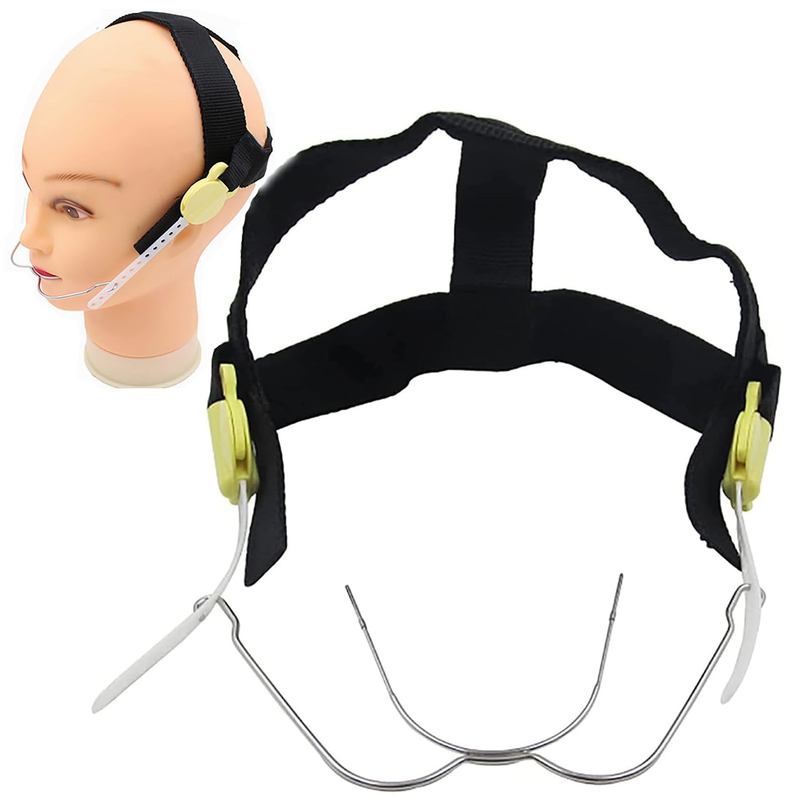 Orthodontic High Pull Headgear Für Erwachsene & Jugendliche, Externe Kiefer Traktion Gerät, Kieferorthopädische Kappe Mit Gesichtsbogen, Für Bodenabdeckung, Reverse Jaw Facial Chin