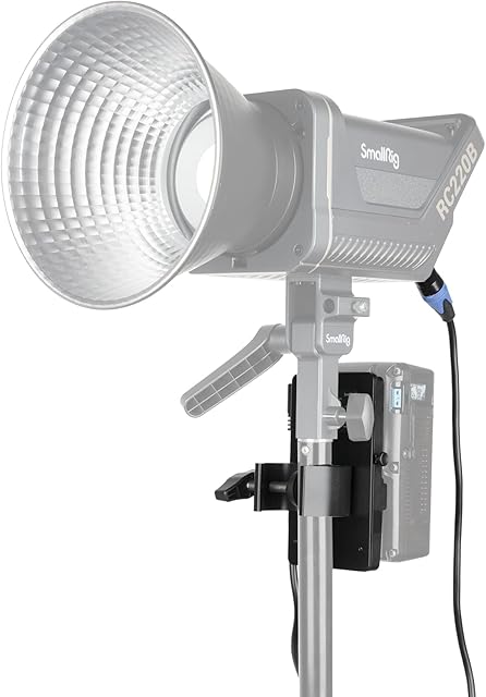 SMALLRIG V-Mount Battery Plate, Battery Charging Module RA V1 COB Video Light - 3676