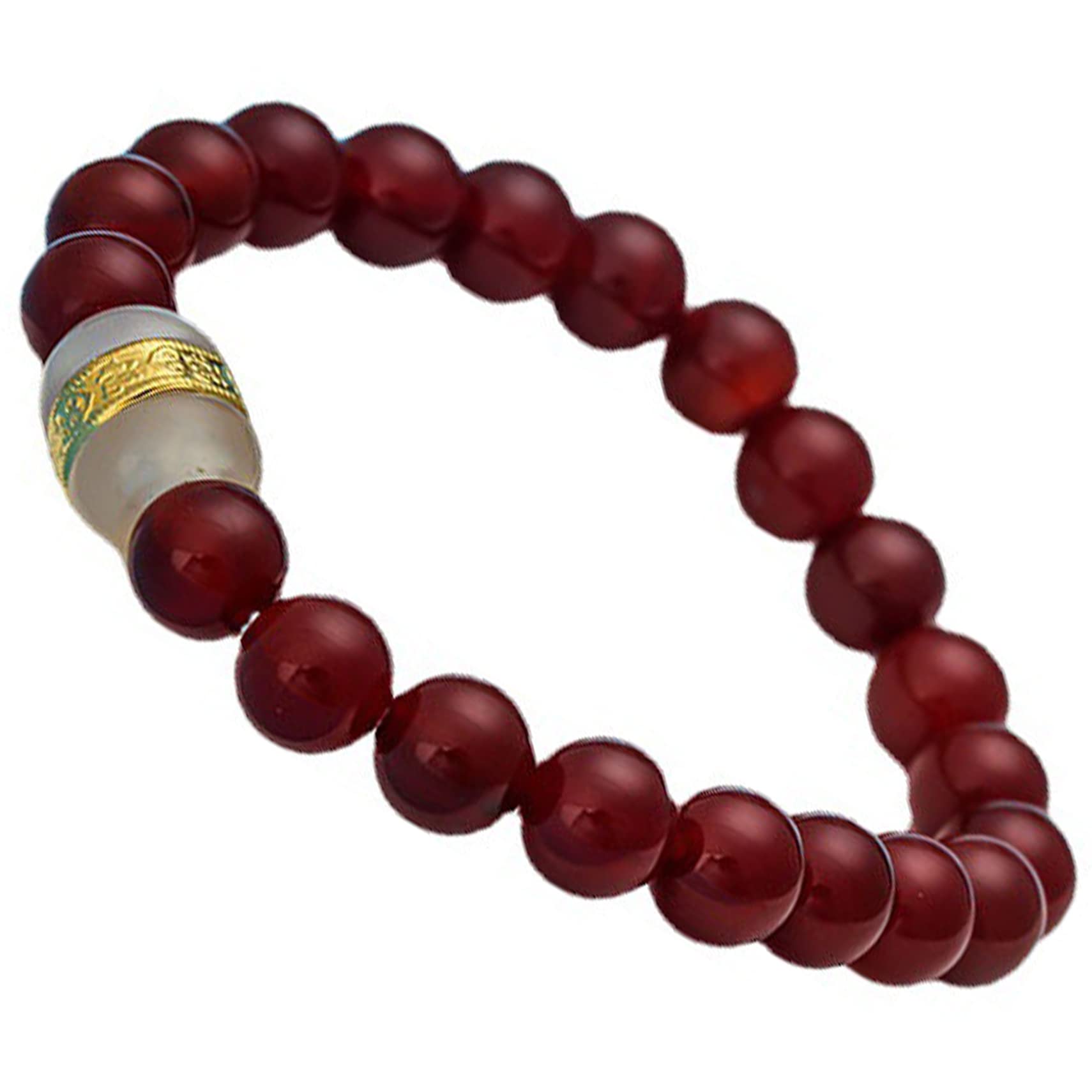 NZPOST Crystal Bracelet,Agate bracelet,Chakra Crystal Bracelet for Women Men Amulet Good Luck Round Beads