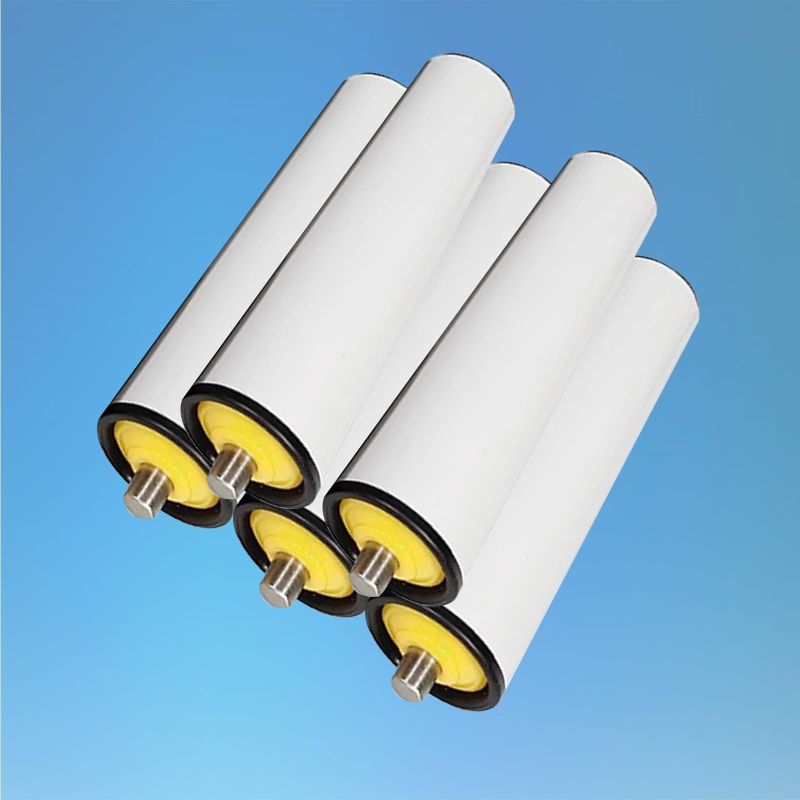 Rouleaux de transport PVC anti-blocage de 60 mm x 550 mm pour en finir avec les colis coincés