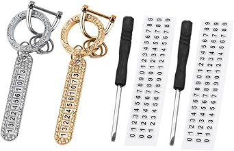 2 Pcs Keychains Zinc Alloy Car Keychains Design Decorative Key Ring