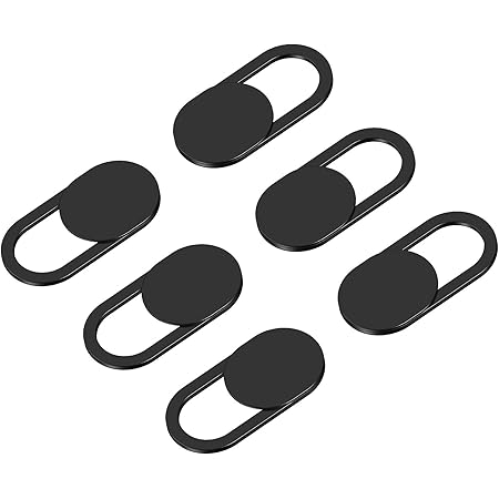 Kiwi Design Webcam Cover Slide, 6-Pack Ultra Thin Camera Cover Slide Camera Blocker for Laptop Desktop Computer PC, Protect Your Privacy Security