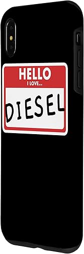 Vista 14 de iPhone X/XS Hello I Love Diesel Diesel Diesel Roll Carbón Power 4X4 Camiones Case