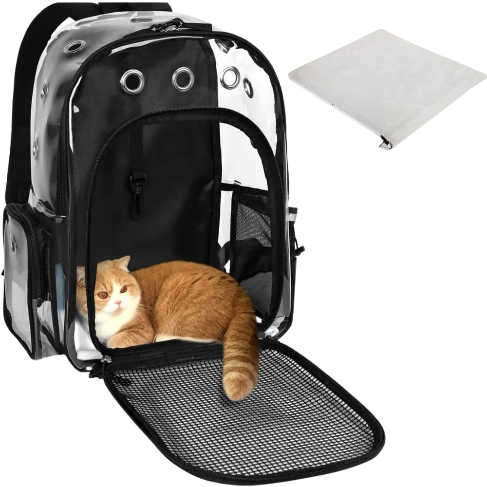 Pets Astronaut Premium Pet Carrier Backpack, Designed with Breathable Space, Ventilated,Ideal Cat House, Portable Cat Bag, Secure and Comfortable Cat Carrier Travel Bag (Black) (B0DBHSHYFS) Amazon Price History, Amazon Price Tracker